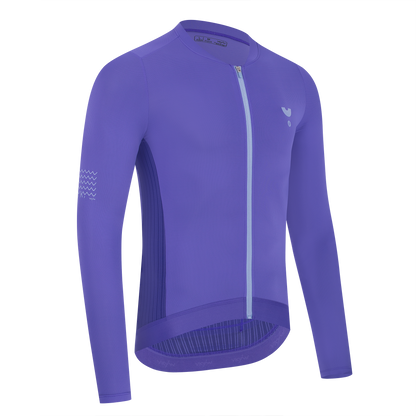 YKYW 2025 Long Sleeve Black White Brown Cycling Jersey Men Summer Tight Tops Pro Bicycle Shirt Breathable Road Bike Bike Sport Clothing YKK Zipper