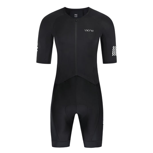 YKYWBIKE One-Piece Cyeling  Men Aerodynamie Pro-Grade Elite Performanee Road Bike Set Bicycle Clothing Shorts