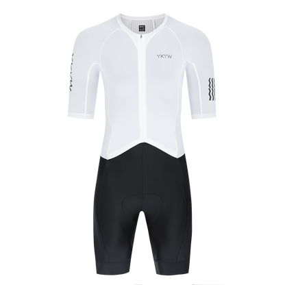 YKYWBIKE One-Piece Cycling  Men Aerodynamie Pro-Grade Elite Performanee Road Bike Set Bicycle Clothing Shorts