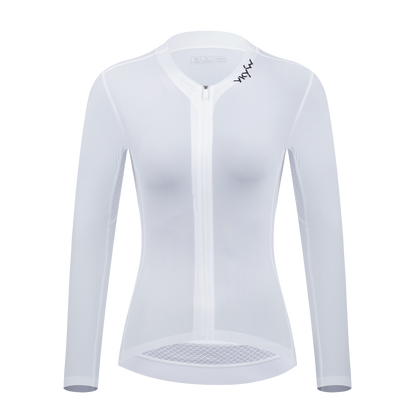 YKYW Summer 2025 Women's Thin Long Sleeve Cycling Jersey Bicycle Clothes Spring Autumn Riding Breathable Road Bike Slim Shirt Tops Solid 5 Colors
