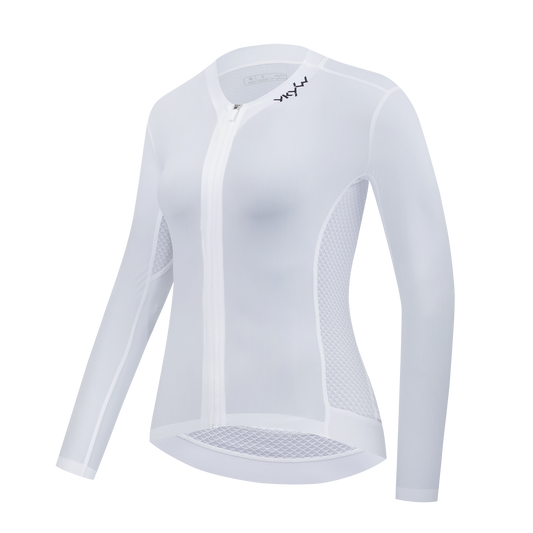 YKYW Summer 2025 Women's Thin Long Sleeve Cycling Jersey Bicycle Clothes Spring Autumn Riding Breathable Road Bike Slim Shirt Tops Solid 5 Colors