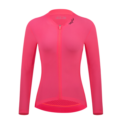 YKYW Summer 2025 Women's Thin Long Sleeve Cycling Jersey Bicycle Clothes Spring Autumn Riding Breathable Road Bike Slim Shirt Tops Solid 5 Colors