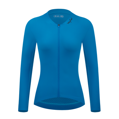 YKYW Summer 2025 Women's Thin Long Sleeve Cycling Jersey Bicycle Clothes Spring Autumn Riding Breathable Road Bike Slim Shirt Tops Solid 5 Colors