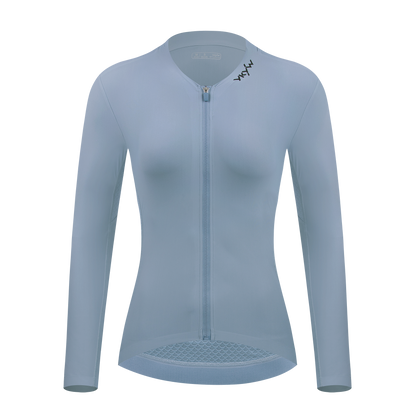 YKYW Summer 2025 Women's Thin Long Sleeve Cycling Jersey Bicycle Clothes Spring Autumn Riding Breathable Road Bike Slim Shirt Tops Solid 5 Colors