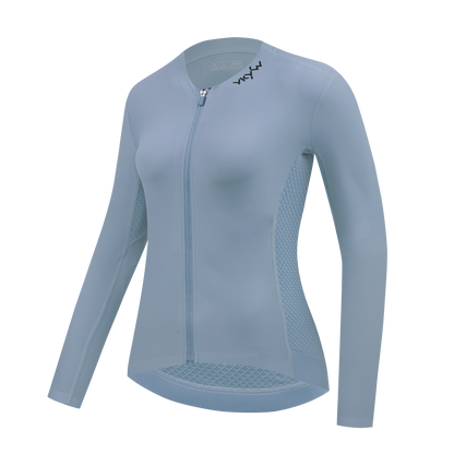 YKYW Summer 2025 Women's Thin Long Sleeve Cycling Jersey Bicycle Clothes Spring Autumn Riding Breathable Road Bike Slim Shirt Tops Solid 5 Colors