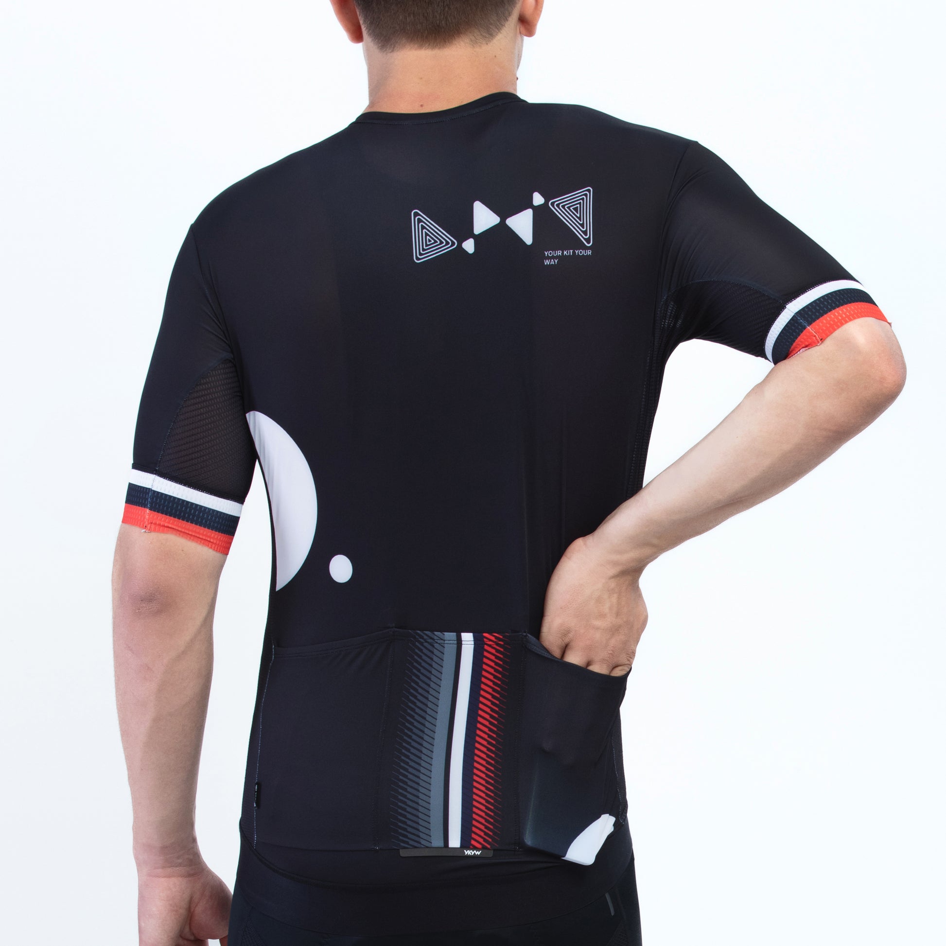 Maillot de cyclisme - Homme - Manches courtes - Blanc - Non imperméable - Respirant Maillot de cyclisme - Homme - Manches courtes - Blanc - Non imperméable - Respirant