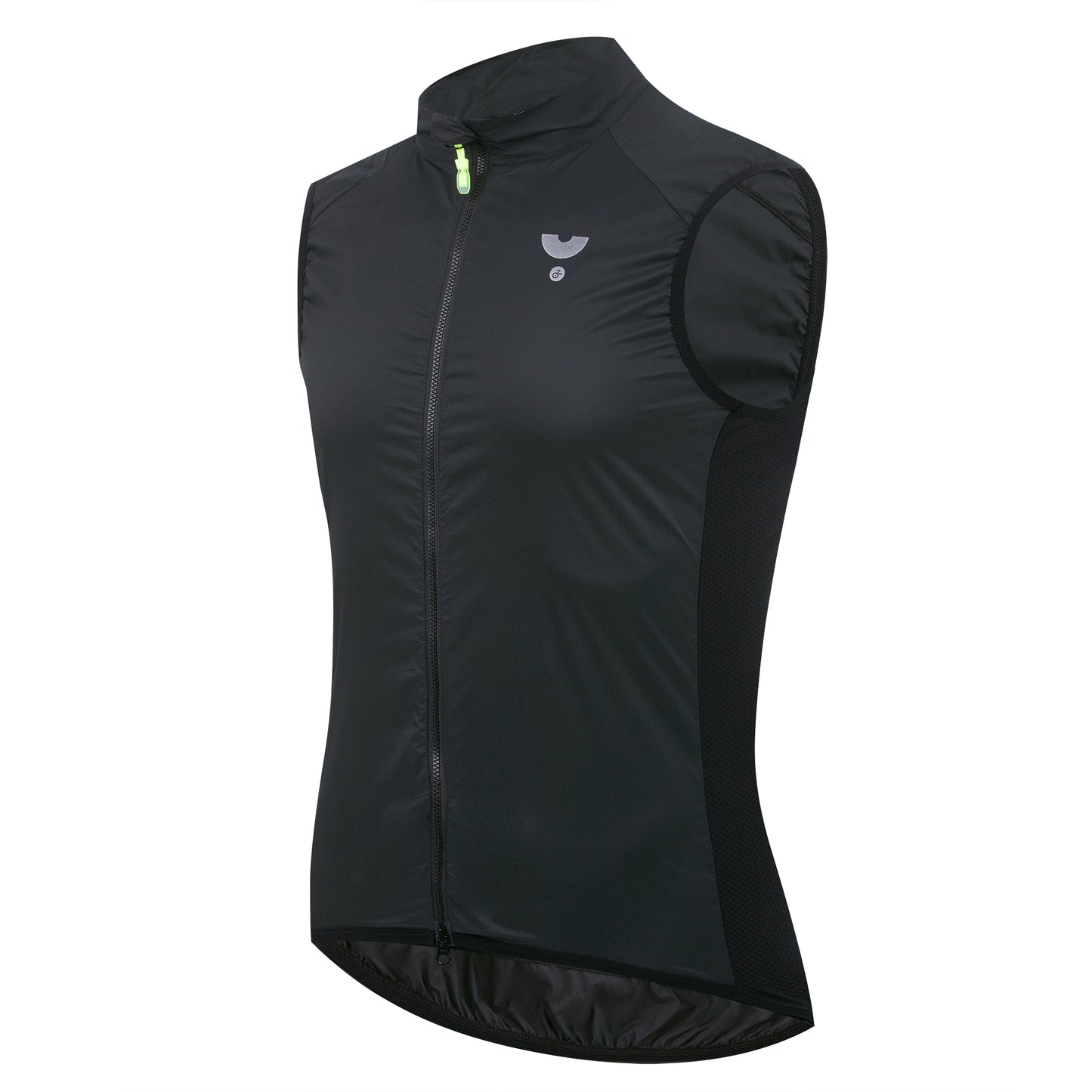 YKYWBIKE Men's Cycling Gilet Windproof Waterproof Pro Team Portable Bicycle Windbreaker Road Bike Vest 2 Way Zipper Breathable