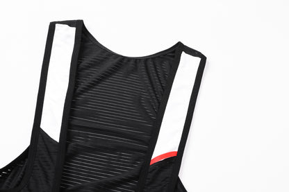 YKYW 2025 Men's Cycling Bib Long Pants 5-15 °C Fleeced Road Biking Bib Tights Riding Pants With Pro Cushion Thermal Black Pants