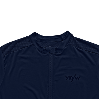 YKYW Men's PRO Team Aero Cycling Jersey Spring Summer 15-25℃ Long Sleeve Breathable YKK Zipper Design with 3+1 Pocket