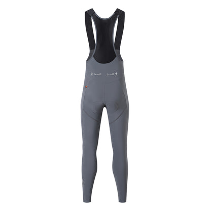YKYWBIKE 2026 Winter Men Cycling Bib Tights Elastic Interface 120kg/m³ Italy Pad Road Bike Bibs Long Pants Bicycle Clothing