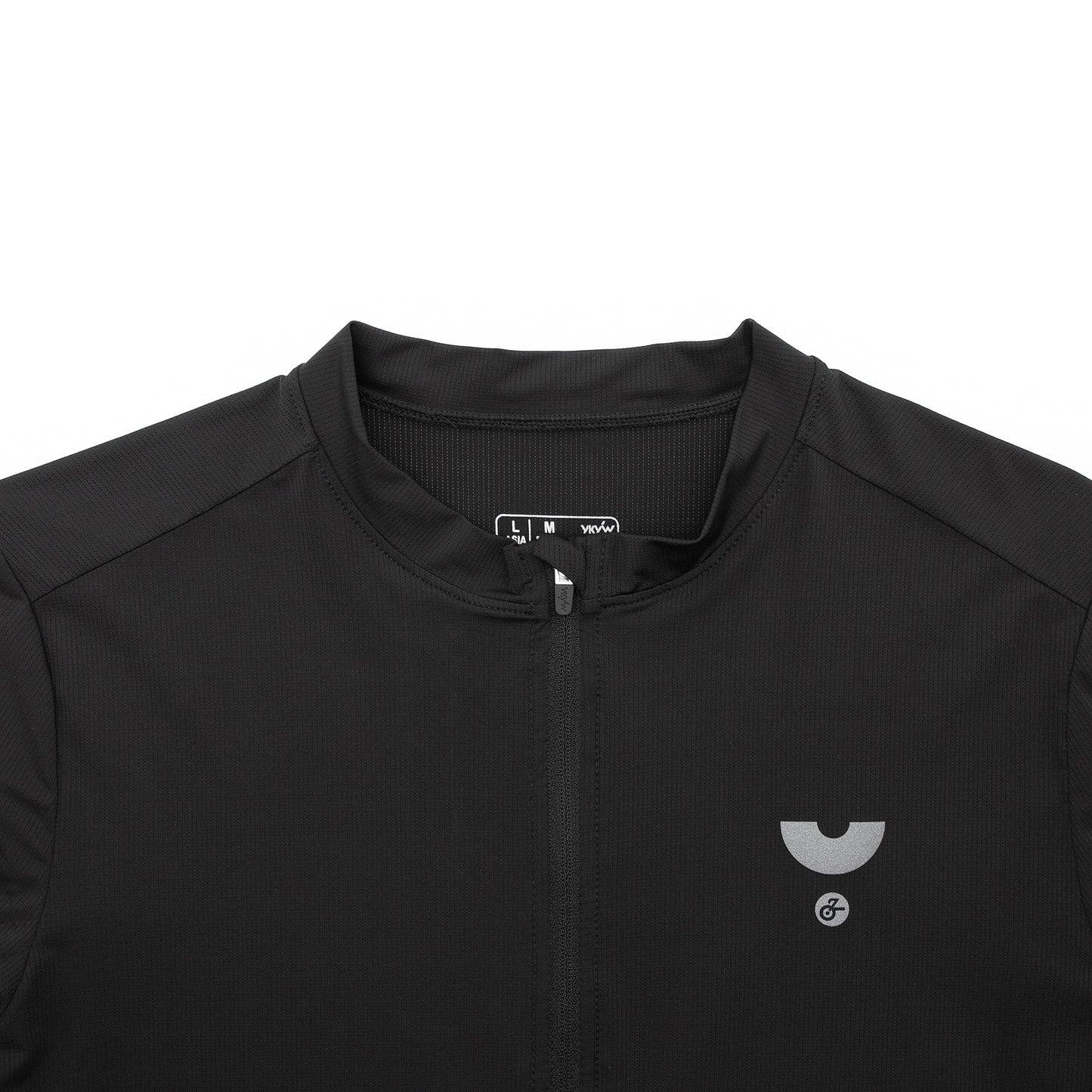 YKYWBIKE 2025 Casual Cycling Tee Men Bicycle Jersey Soft Breathable Road Bike MTB Maillot Summer Short Sleeve Half-Zip Shirt