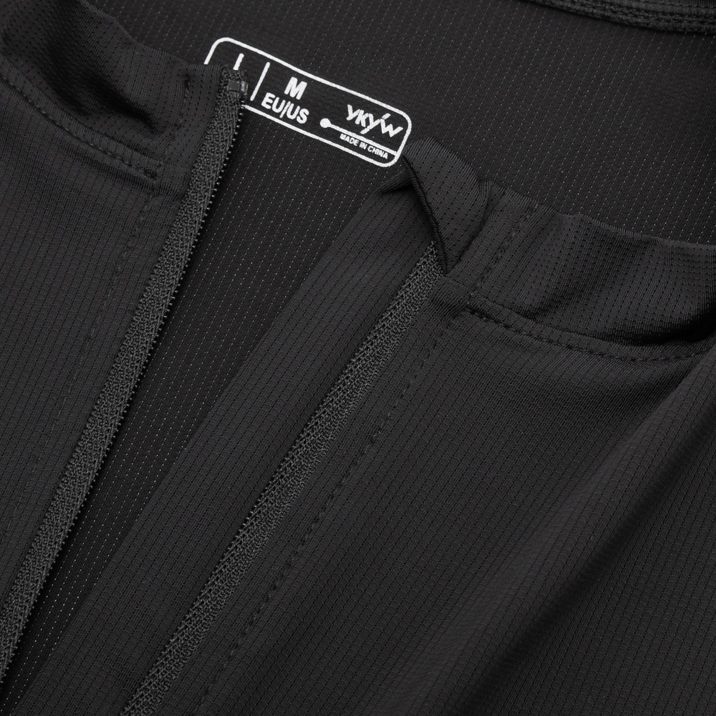 YKYWBIKE 2025 Casual Cycling Tee Men Bicycle Jersey Soft Breathable Road Bike MTB Maillot Summer Short Sleeve Half-Zip Shirt