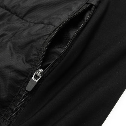 YKYWBIKE Cycling Gilet Winter Thermal Warmth Bicycle Sleeveless Vest 5 Pockets Windproof Waterproof Road Bike Gilet MTB Black/White