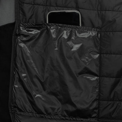 YKYWBIKE Cycling Gilet Winter Thermal Warmth Bicycle Sleeveless Vest 5 Pockets Windproof Waterproof Road Bike Gilet MTB Black/White