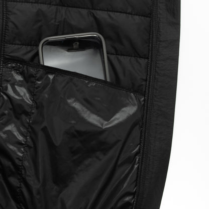 YKYWBIKE Cycling Gilet Winter Thermal Warmth Bicycle Sleeveless Vest 5 Pockets Windproof Waterproof Road Bike Gilet MTB Black/White