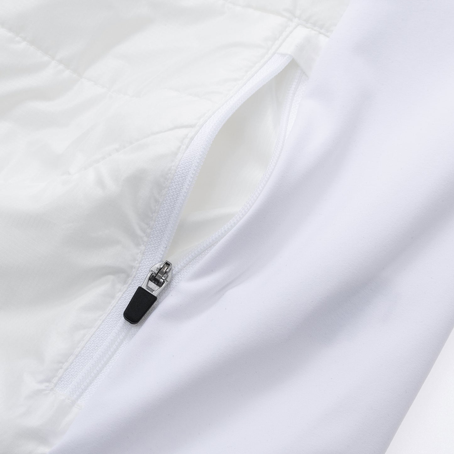 YKYWBIKE Cycling Gilet Winter Thermal Warmth Bicycle Sleeveless Vest 5 Pockets Windproof Waterproof Road Bike Gilet MTB Black/White