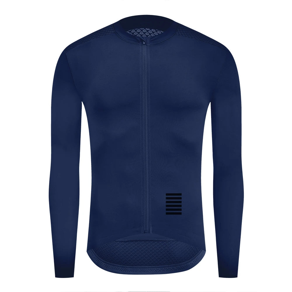 YKYWBIKE Cycling Jersey Long Sleeve Men Pro Road Bike Long Shirt Summer Bicycle Jersey Breathable Cycling Maillot