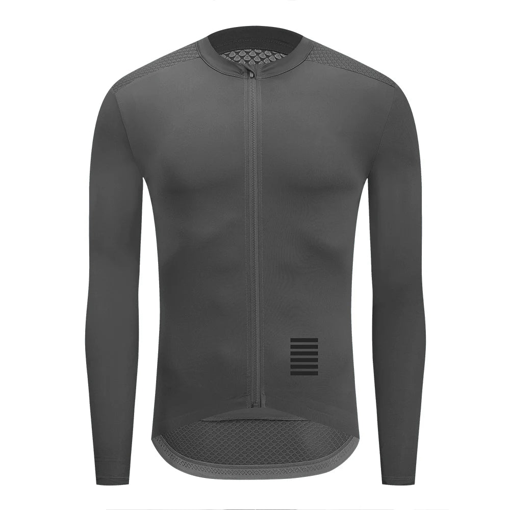 YKYWBIKE Cycling Jersey Long Sleeve Men Pro Road Bike Long Shirt Summer Bicycle Jersey Breathable Cycling Maillot