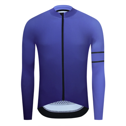 YKYW Men's Cycling Jersey Jackets Winter 10-20℃ Long Sleeves Thermal Fleece Highly Elastic 5 Gradient Colors