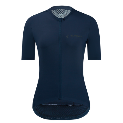 YKYW 2025 Women Short Sleeve Cycling Jersey Summer Quick Dry Road Bike Shirt Breathable Reflective Pro Cycling Clothes Tight Fit Bicycle Tops Black