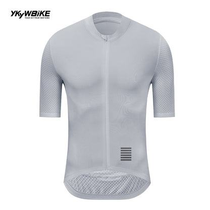 YKYW Men's Cycling Jersey Breathable Back Pocket Summer Reflective 10 Colors