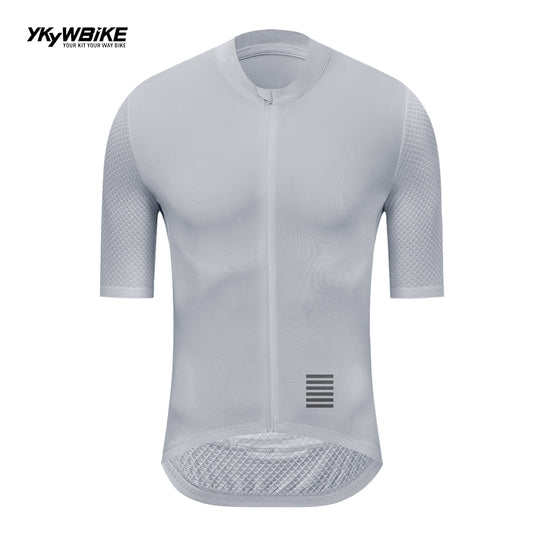 YKYW Men's Cycling Jersey Breathable Back Pocket Summer Reflective Dusk