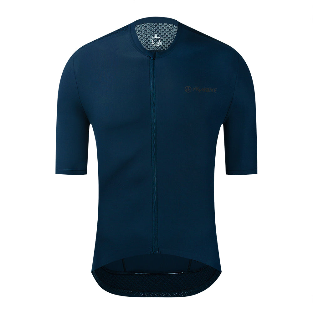 YKYW Men's PRO Team Aero Cycling Jersey Milk Silk Fabric Lightweight Short Sleeve Summer T Shirt