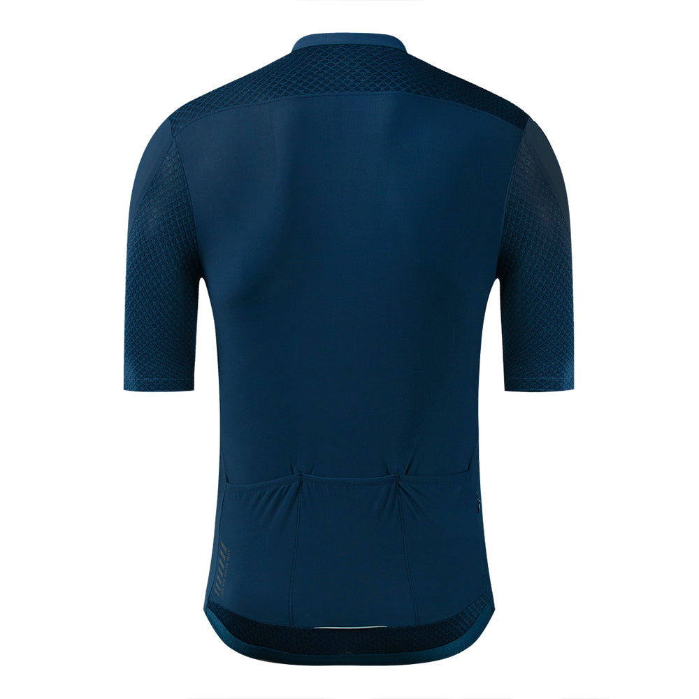 YKYW Men's PRO Team Aero Cycling Jersey Milk Silk Fabric Lightweight Short Sleeve Summer T Shirt