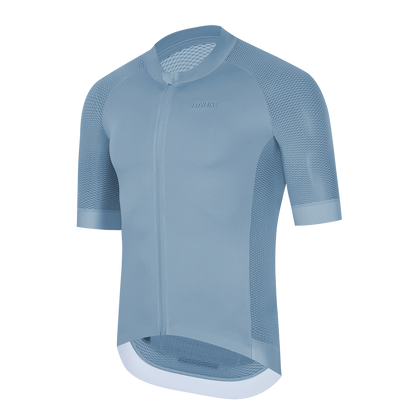 YKYW Men's Cycling Jersey Back Full Mesh Design Quick Dry Ultralight Summer Short Sleeve 4 Colors