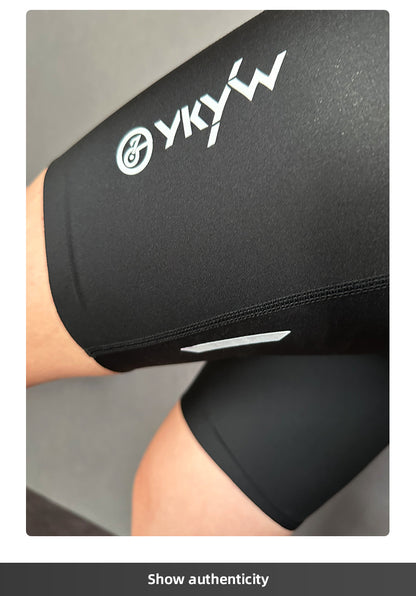 YKYW Women’s Cycling Bib Shorts 6H Ride High Waist Slimming Magnetic Buckle Design Black