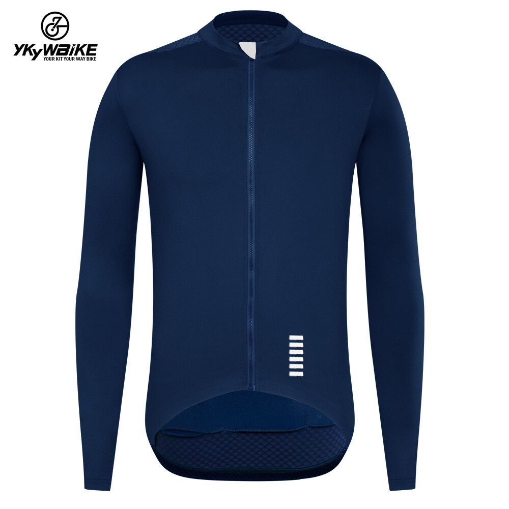YKYW Men's PRO Team Aeronamic Cycling Jersey Spring Autumn 15-25℃ Long Sleeves Smooth-faced Fabrics 5 Colors