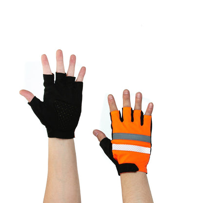 YKYW MTB Road Cycling Half Finger Gloves Absorbing Anti-Slip XRD Technology Shockproof Reflective 5 Colors