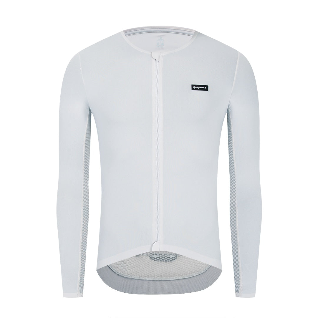 YKYW Men's  MTB Cycling Jersey Long Sleeves Process Quality YKK zipper New Coldback Fabric Quick Dry UPF 50+ 5 Colors