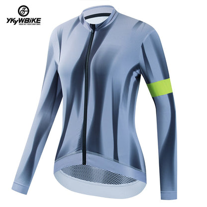 YKYW 2023 Women's PRO Team Aero Cycling Jersey Summer Long Sleeve Quick Drying Breathable Top Lightweight Perspiration