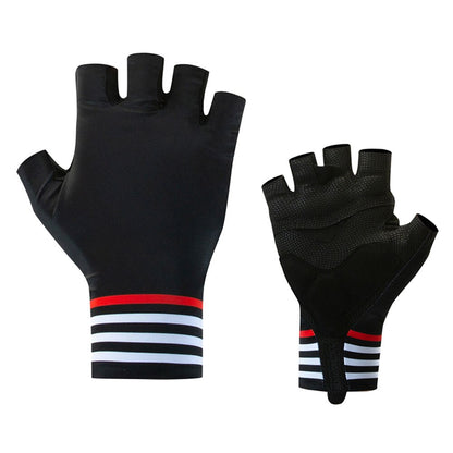 YKYW MTB Road Cycling Half Finger Gloves Lycra Fabric Antiskid Rubber Wear-resistant Shockproof 4 Colors