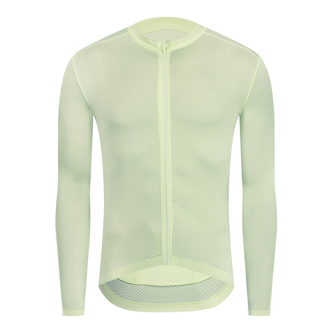 YKYW Men's PRO Team Aero Cycling Jersey Spring Autumn 15-25℃ Long Sleeve Slim High Quality 12 Colors