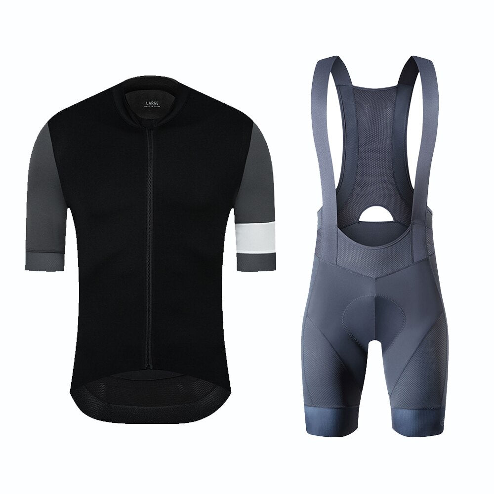 YKYW Men’s Cycling Jersey Set Stitched Color Design YKK Zipper Cycling Jersey and 5H Ride Bib Shorts 4 Perfect Combinations