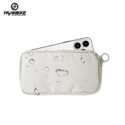 YKYW MTB Accessories Cycling Bag Rainproof Phone YKK Water Repellent Zip Gloss Printed 4 Colors