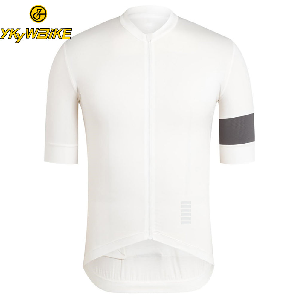 YKYW Men's PRO Team Aero Cycling Jersey Stitched Color Design Summer Short Sleeve Quick Dry 12 Colors