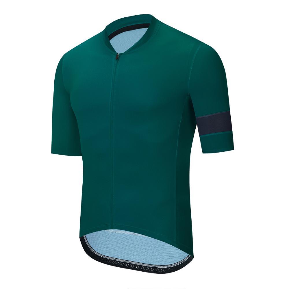 YKYW Men's PRO Team Aero Cycling Jersey Breathable Low Cut Collar MTB Short Bicycle Clothing