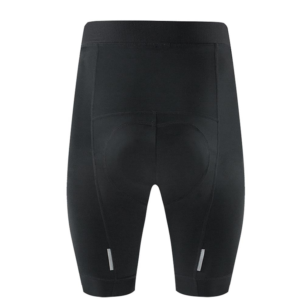 YKYW Men's Cycling Shorts Cushion Shockproof Summer Breathable Quick Dry Anti-sweat Black