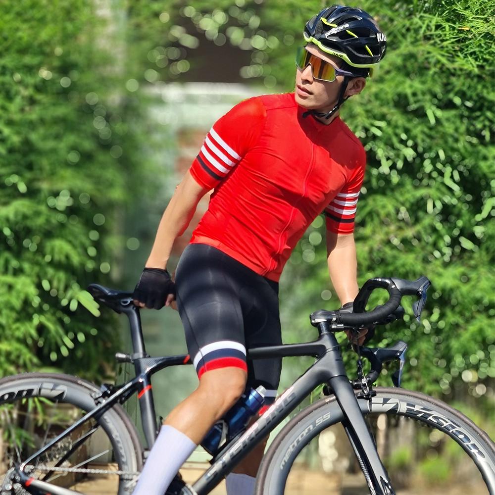 YKYW Pantalones cortos de ciclismo para hombre Almohadilla de esponja transpirable a prueba de golpes Negro
