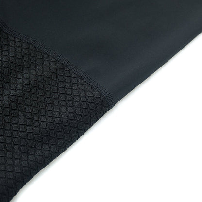 YKYW Men's Cycling Shorts Lycra plaid fabric Shockproof Tights Black