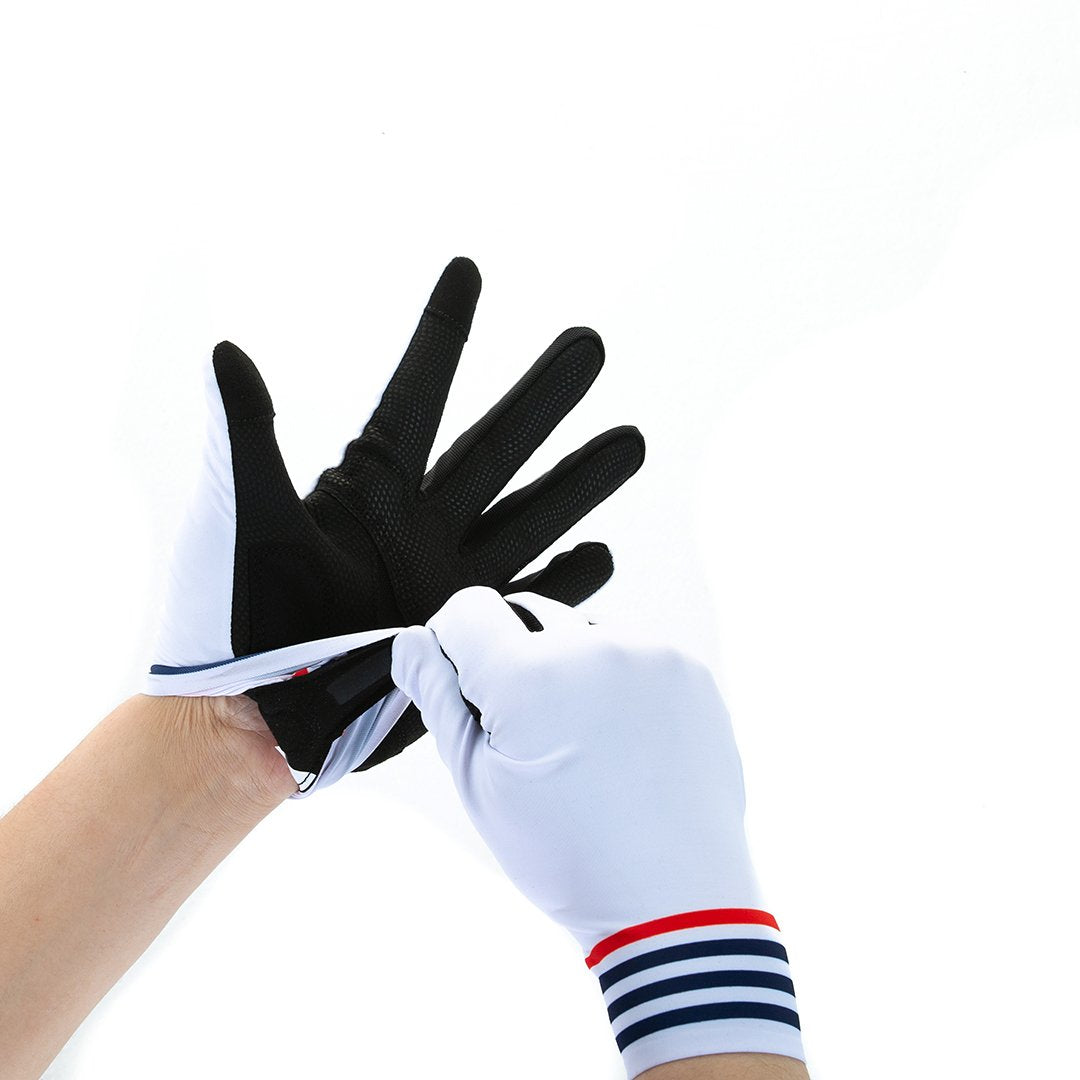 YKYW MTB Ciclismo de Carretera pantalla táctil guantes de Gel de dedo completo tela de Lycra goma antideslizante resistente al desgaste a prueba de golpes 4 colores