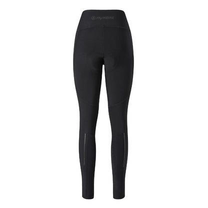 YKYW Women’s Cycling Tight Pants Winter 5-15°C 7H Ride Belgian Sponge Pad Thermal with 2 Pockets Black