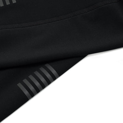 YKYW Pro Team Cycling Leg Sleeves Italian MITI Fabric Lightweight Breathable Antibacterial Windproof & Waterproof Wicking Black