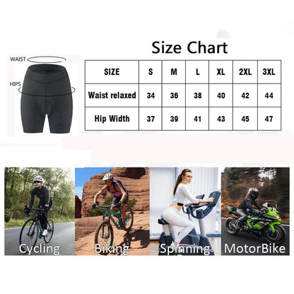 YKYW Women’s Cycling Underwear 3D Padding 3H Ride Stretchy Super Lightweight Breathable Moisture Wicking 4 Colors