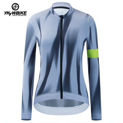 YKYW 2023 Women's PRO Team Aero Cycling Jersey Summer Long Sleeve Quick Drying Breathable Top Lightweight Perspiration