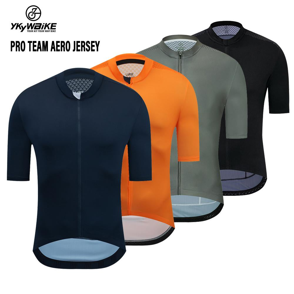 YKYW Men's PRO Team Aero Cycling Jersey Short Sleeve Breathable 6 Colors