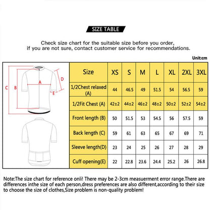 YKYW Men's PRO Team Aero Cycling Jersey Breathable Low Cut Collar MTB Short Bicycle Clothing